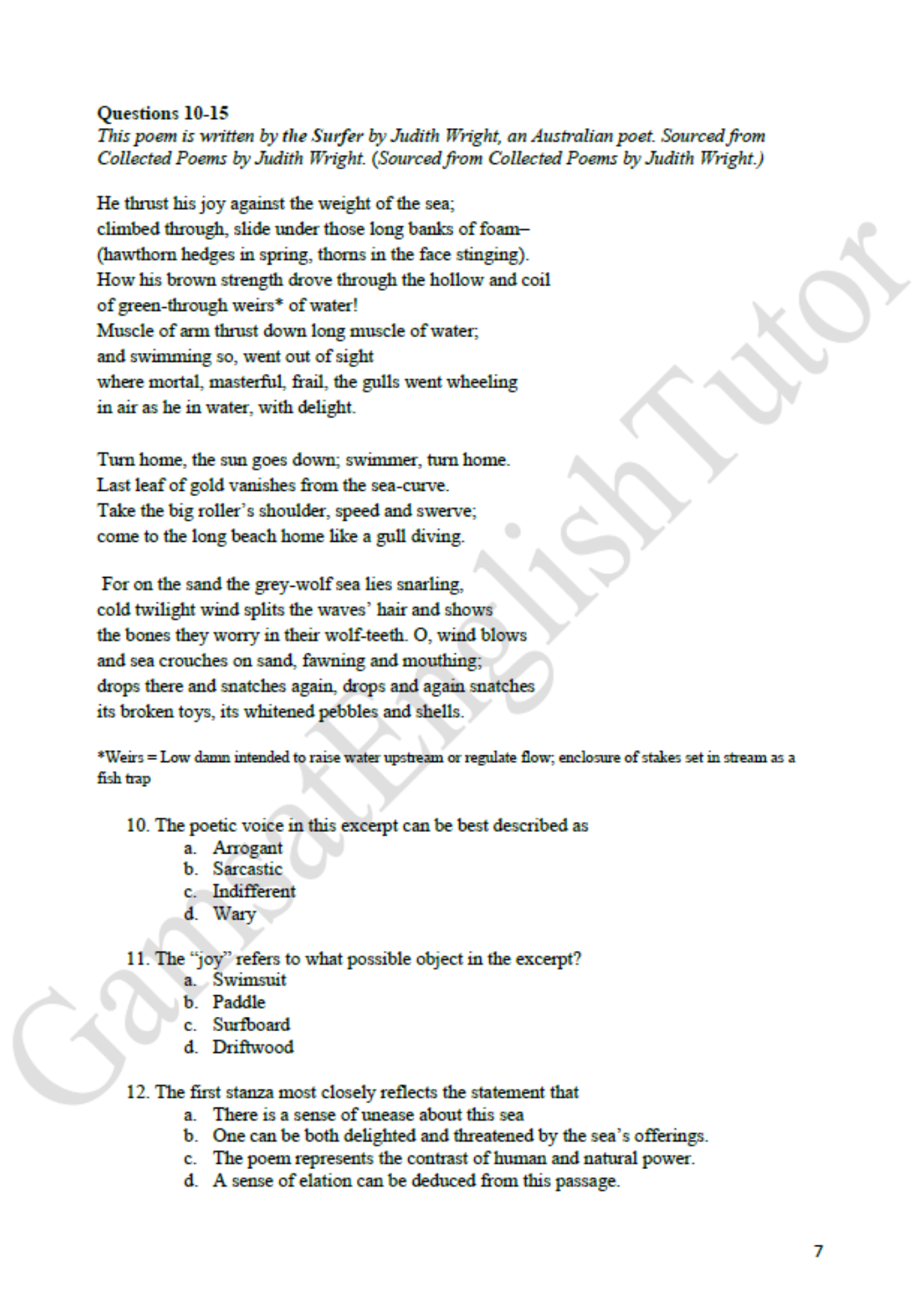 Gamsat Example Questions Gamsat Practice Quotes Mastering GAMSAT Section 1: Comprehensive